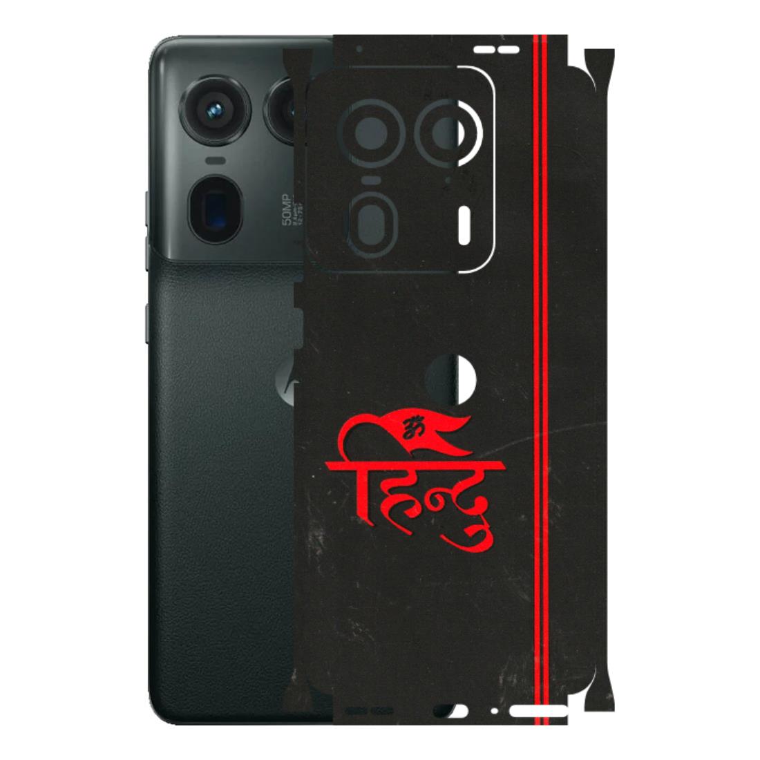 Motorola Phone Skins (All Models) - Hindu Black - 3D Embossed Finish (L-153) Motorola Edge 50 Ultra (5G)