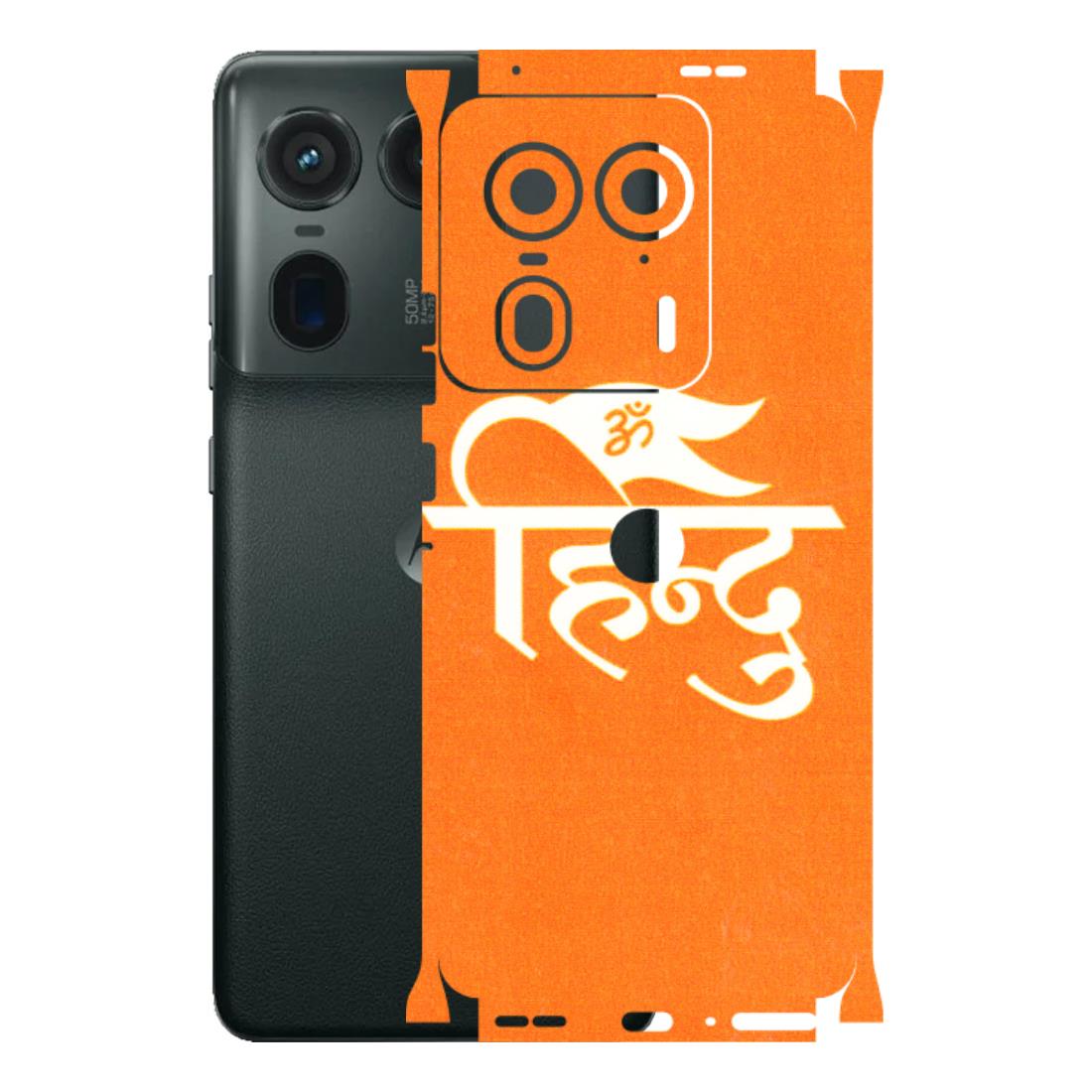 Motorola Phone Skins (All Models) - Hindu Kesari - 3D Embossed Finish (L-154) Motorola Edge 50 Ultra (5G)
