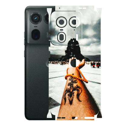 Motorola Phone Skins (All Models) - Jai Adiyogi Mahakaal - 3D Embossed Finish (L-164) Motorola Edge 50 Ultra (5G)