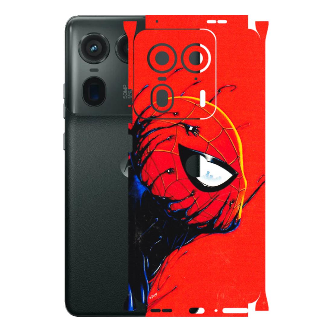Motorola Phone Skins (All Models) - Spiderman Face Venom - 3D Embossed Finish (L-165) Motorola Edge 50 Ultra (5G)