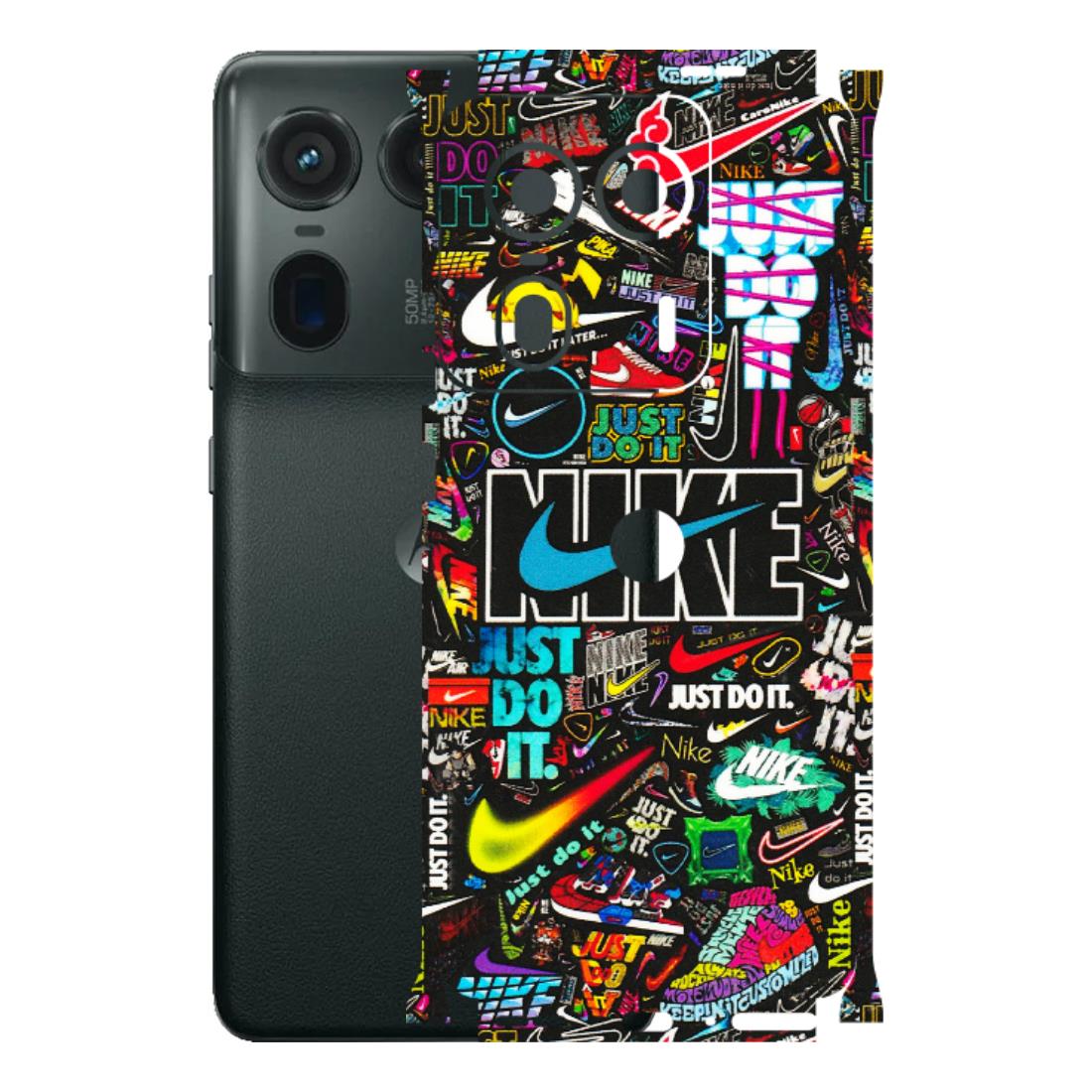 Motorola Phone Skins (All Models) - Just Do It Doodles - 3D Embossed Finish (L-166) Motorola Edge 50 Ultra (5G)