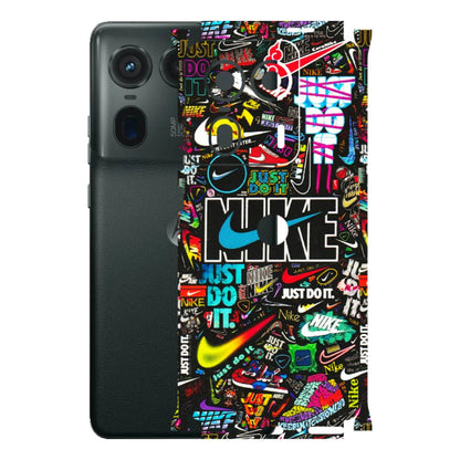 Motorola Phone Skins (All Models) - Just Do It Doodles - 3D Embossed Finish (L-166) Motorola Edge 50 Ultra (5G)