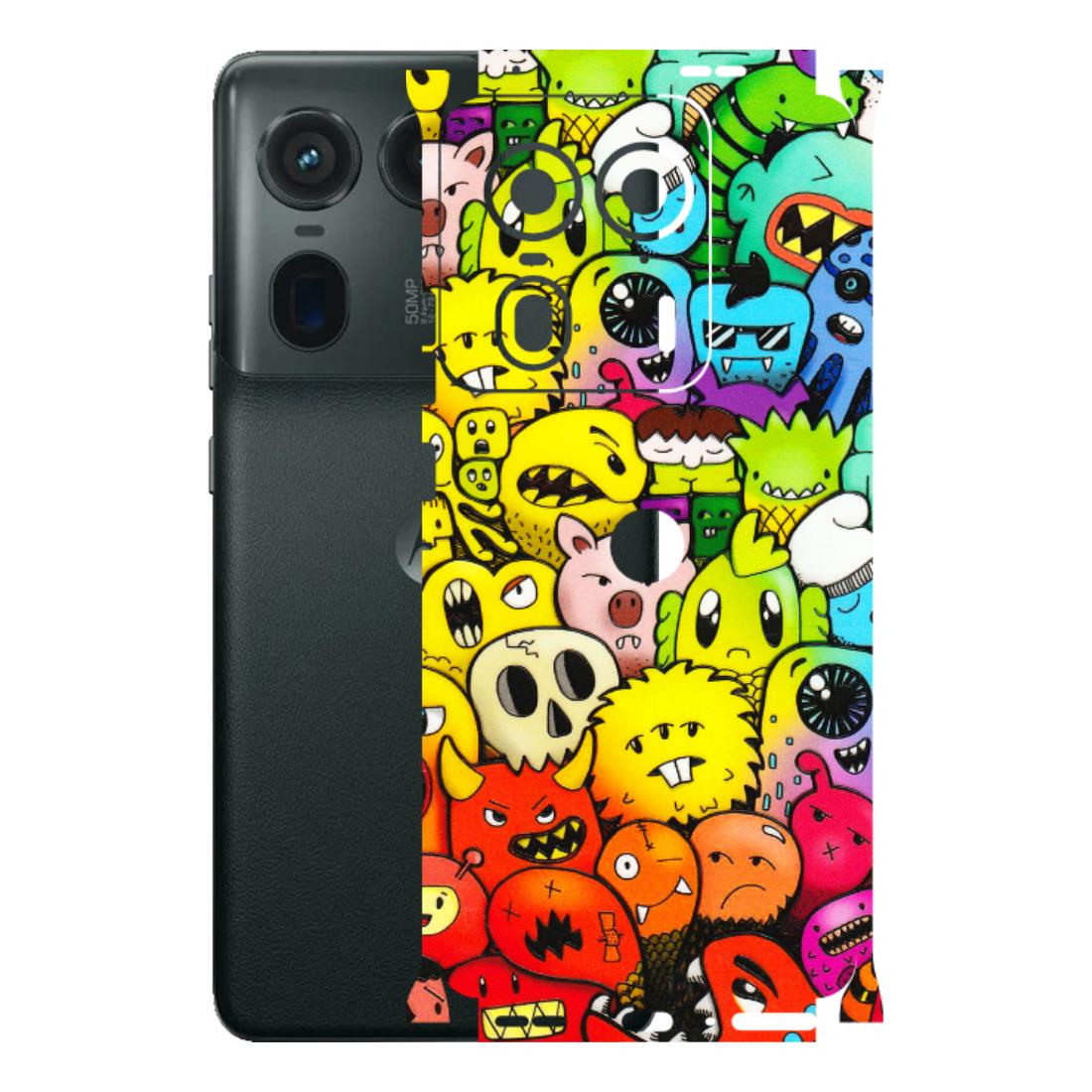 Motorola Phone Skins (All Models) - Angry Funkies - 3D Embossed Finish (L-169) Motorola Edge 50 Ultra (5G)