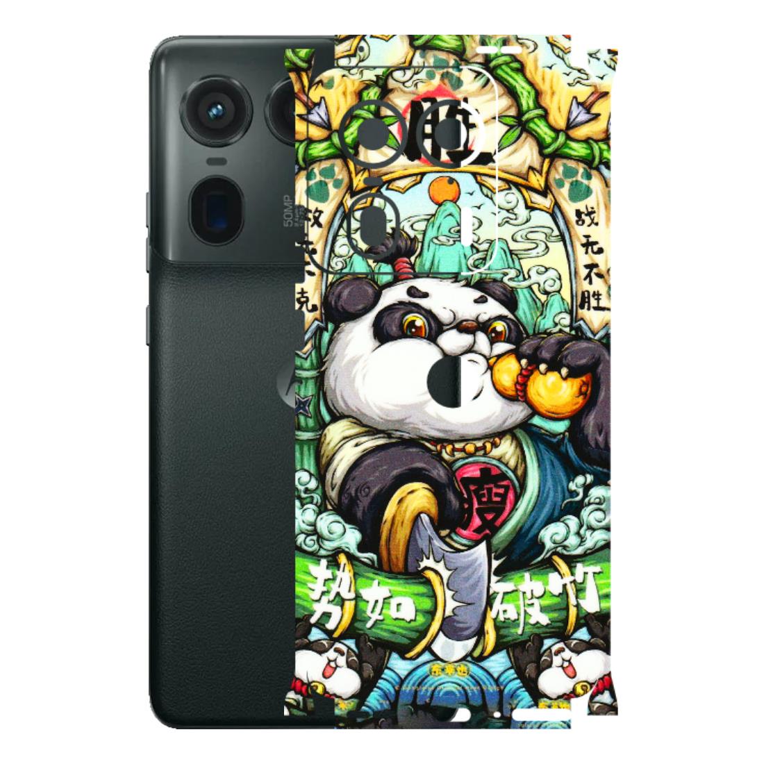 Motorola Phone Skins (All Models) - Royal Rich Panda - 3D Embossed Finish (L-170) Motorola Edge 50 Ultra (5G)