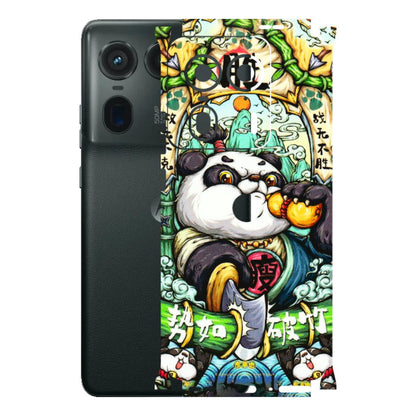 Motorola Phone Skins (All Models) - Royal Rich Panda - 3D Embossed Finish (L-170) Motorola Edge 50 Ultra (5G)