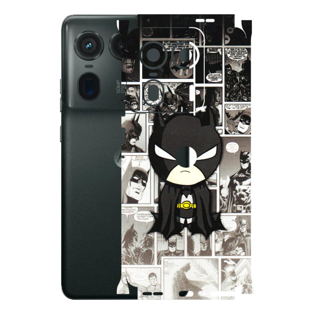 Motorola Phone Skins (All Models) - Toon Batman - 3D Embossed Finish (L-182) Motorola Edge 50 Ultra (5G)