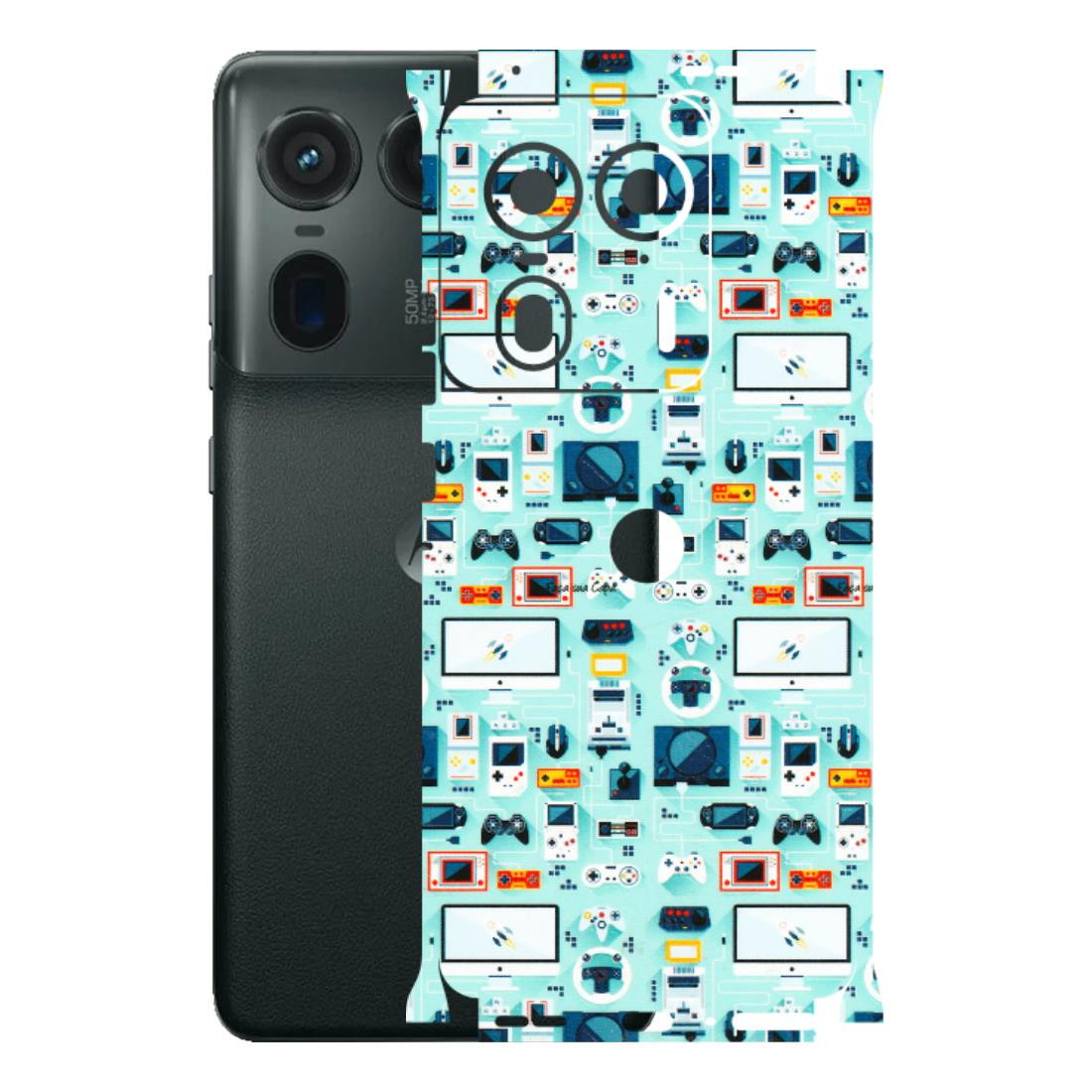 Motorola Phone Skins (All Models) - Gadgets Doodle - 3D Embossed Finish (L-184) Motorola Edge 50 Ultra (5G)