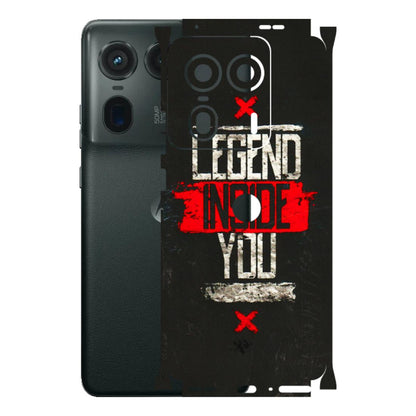 Motorola Phone Skins (All Models) - Legend Inside You - 3D Embossed Finish (L-186) Motorola Edge 50 Ultra (5G)