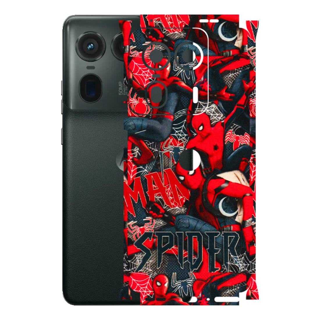 Motorola Phone Skins (All Models) - SpiderMan Cool - 3D Embossed Finish (L-188) Motorola Edge 50 Ultra (5G)