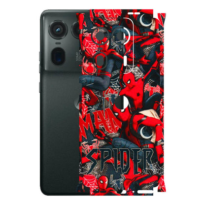 Motorola Phone Skins (All Models) - SpiderMan Cool - 3D Embossed Finish (L-188) Motorola Edge 50 Ultra (5G)