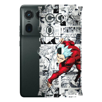 Motorola Phone Skins (All Models) - Anime Comic - 3D Embossed Finish (L-192) Motorola Edge 50 Ultra (5G)