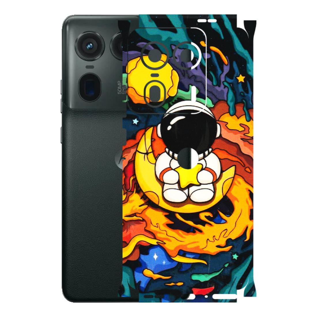Motorola Phone Skins (All Models) - Baby Astronaut - 3D Embossed Finish (L-197) Motorola Edge 50 Ultra (5G)