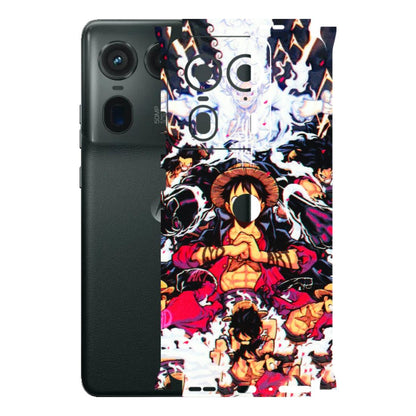 Motorola Phone Skins (All Models) - Luffy Anime Character - 3D Embossed Finish (L-203) Motorola Edge 50 Ultra (5G)