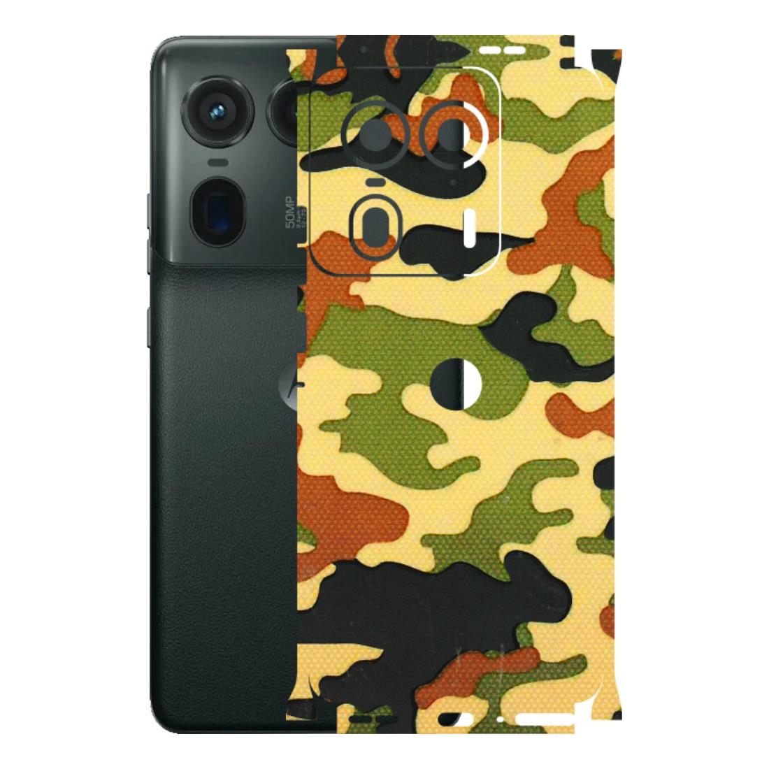 Motorola Phone Skins (All Models) - Indian Military - 3D Embossed Finish (L-234) Motorola Edge 50 Ultra (5G)