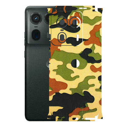 Motorola Phone Skins (All Models) - Indian Military - 3D Embossed Finish (L-234) Motorola Edge 50 Ultra (5G)