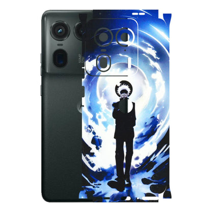 Motorola Phone Skins (All Models) - Satoru Gojo Dark Blue - 3D Embossed Finish (L-235) Motorola Edge 50 Ultra (5G)