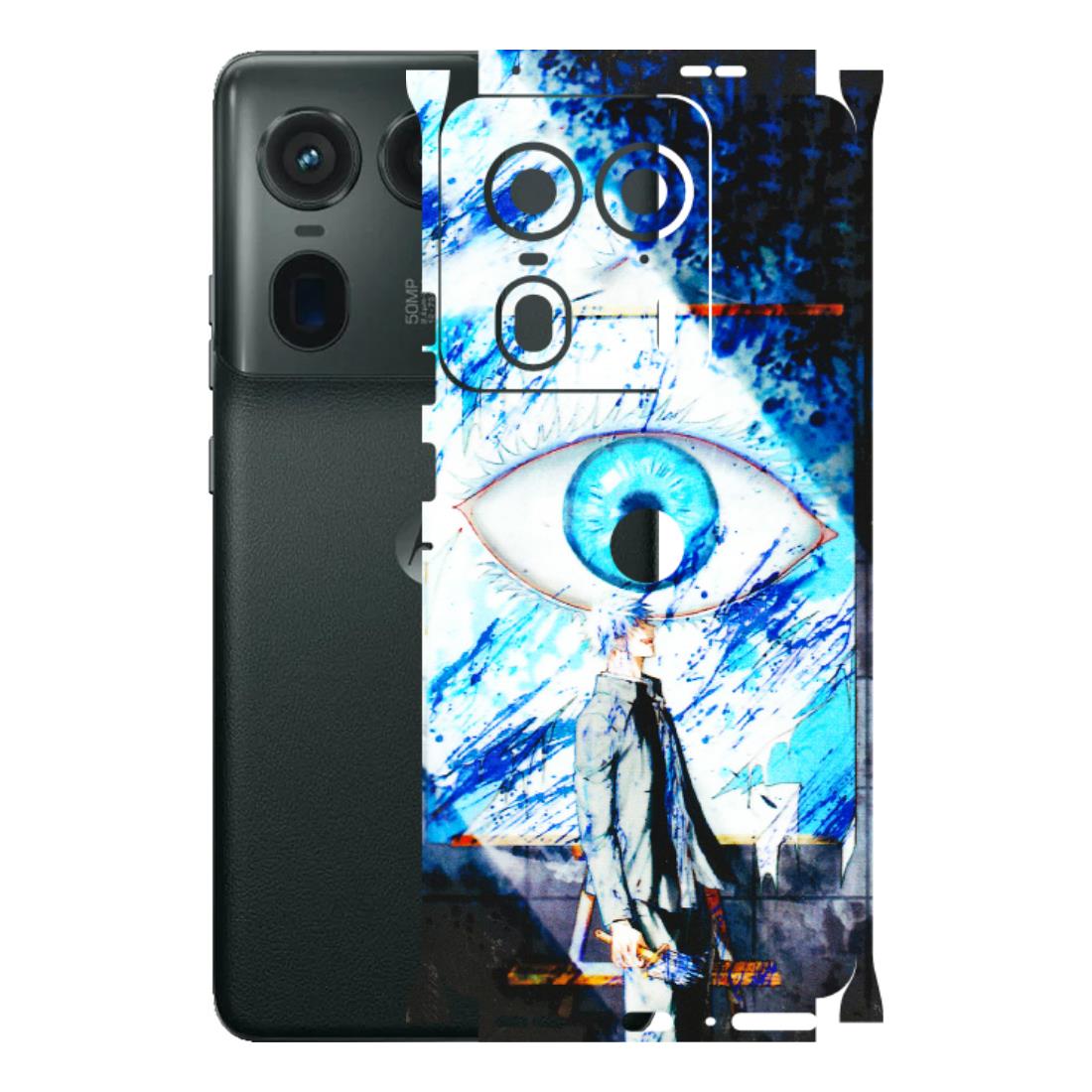 Motorola Phone Skins (All Models) - Gojo Satoru evil eye - 3D Embossed Finish (L-239) Motorola Edge 50 Ultra (5G)