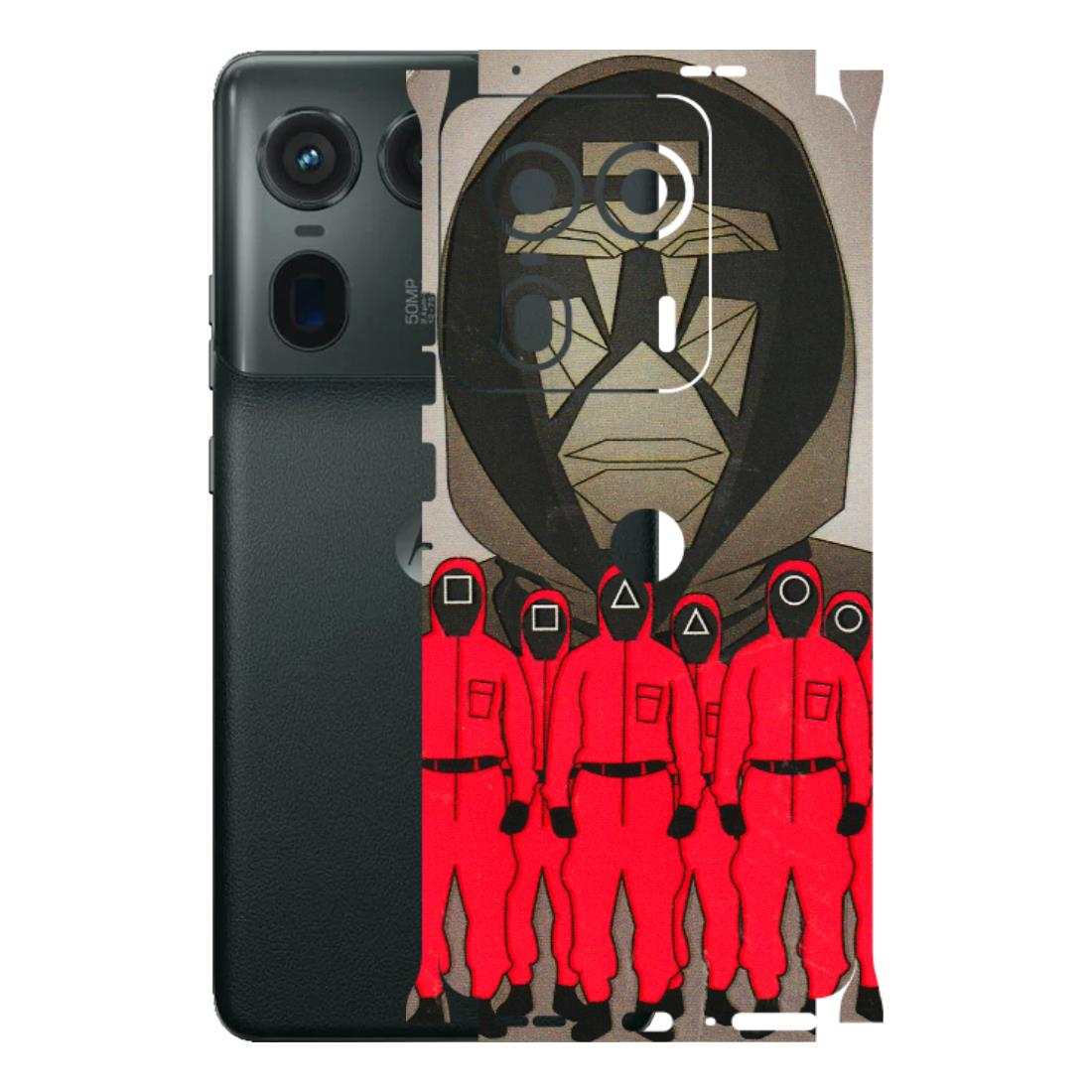 Motorola Phone Skins (All Models) - Squid Game Hero - 3D Embossed Finish (L-245) Motorola Edge 50 Ultra (5G)
