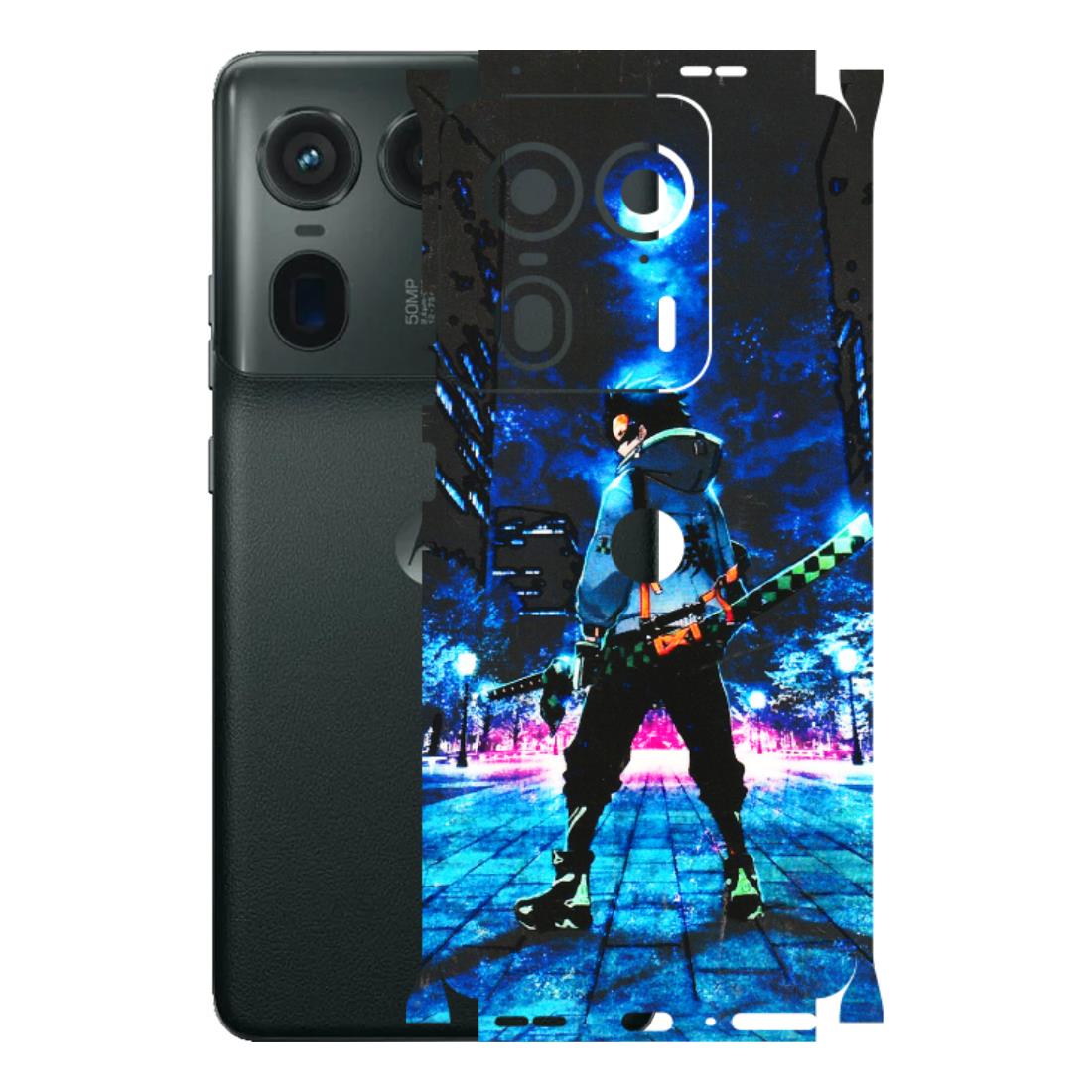 Motorola Phone Skins (All Models) - Demon Slayer Sword - 3D Embossed Finish (L-247) Motorola Edge 50 Ultra (5G)