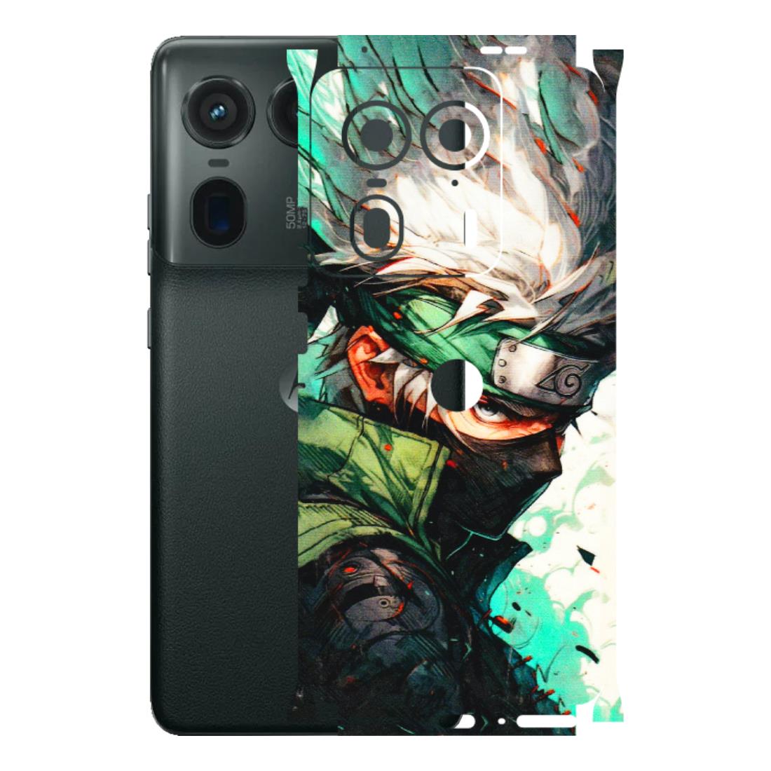 Motorola Phone Skins (All Models) - Kakashi Side Profile - 3D Embossed Finish (L-249) Motorola Edge 50 Ultra (5G)