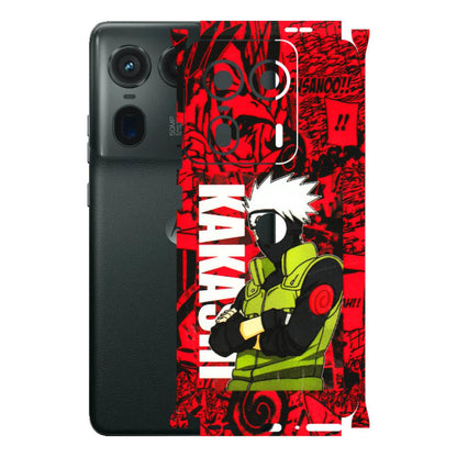 Motorola Phone Skins (All Models) - Kakashi Red Anime - 3D Embossed Finish (L-251) Motorola Edge 50 Ultra (5G)