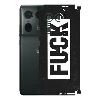 Motorola Phone Skins (All Models) - The F Word - 3D Embossed Finish (L-255) Motorola Edge 50 Ultra (5G)