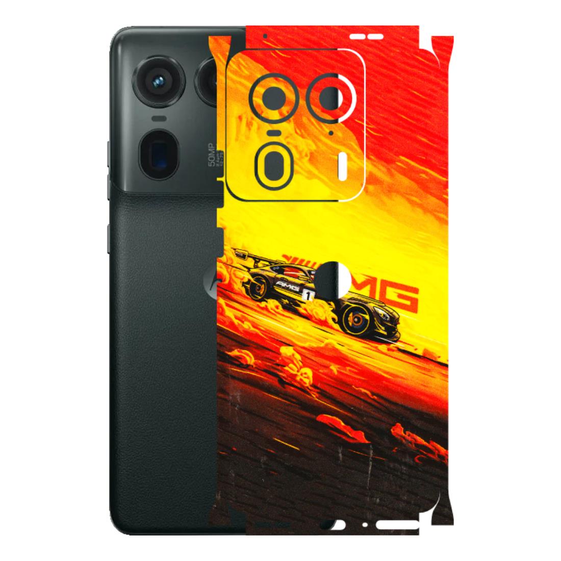 Motorola Phone Skins (All Models) - AMG Car Speed Cover - 3D Embossed Finish (L-256) Motorola Edge 50 Ultra (5G)