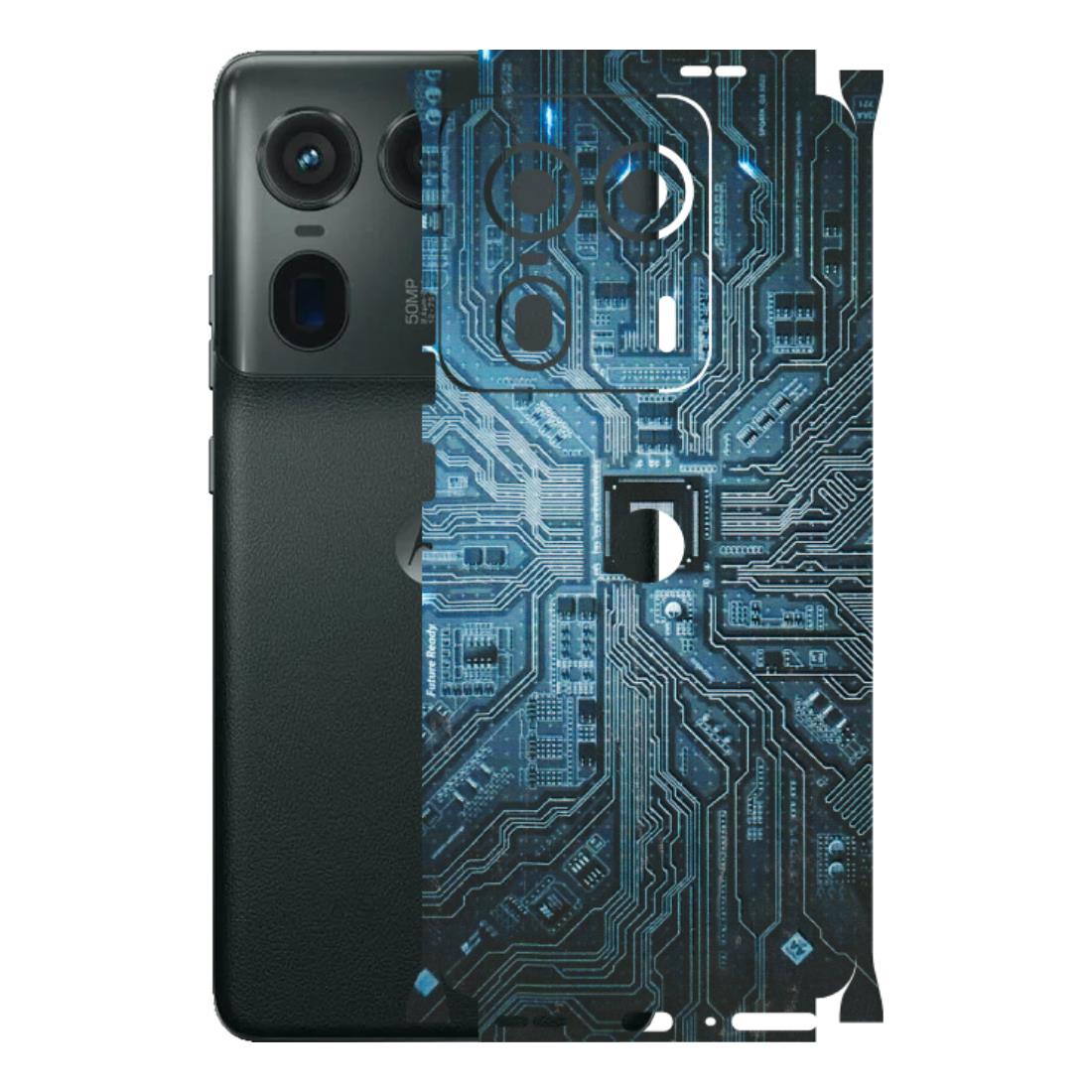 Motorola Phone Skins (All Models) - Original Circuit - 3D Embossed Finish (L-267) Motorola Edge 50 Ultra (5G)