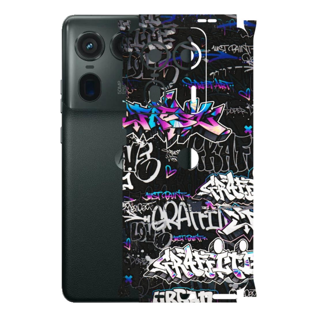 Motorola Phone Skins (All Models) - Graffiti Killer - 3D Embossed Finish (L-274) Motorola Edge 50 Ultra (5G)