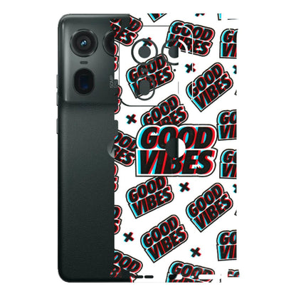 Motorola Phone Skins (All Models) - Good Vibes - 3D Embossed Finish (L-282) Motorola Edge 50 Ultra (5G)