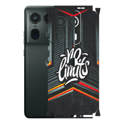Motorola Phone Skins (All Models) - No Limits - 3D Embossed Finish (L-286) Motorola Edge 50 Ultra (5G)