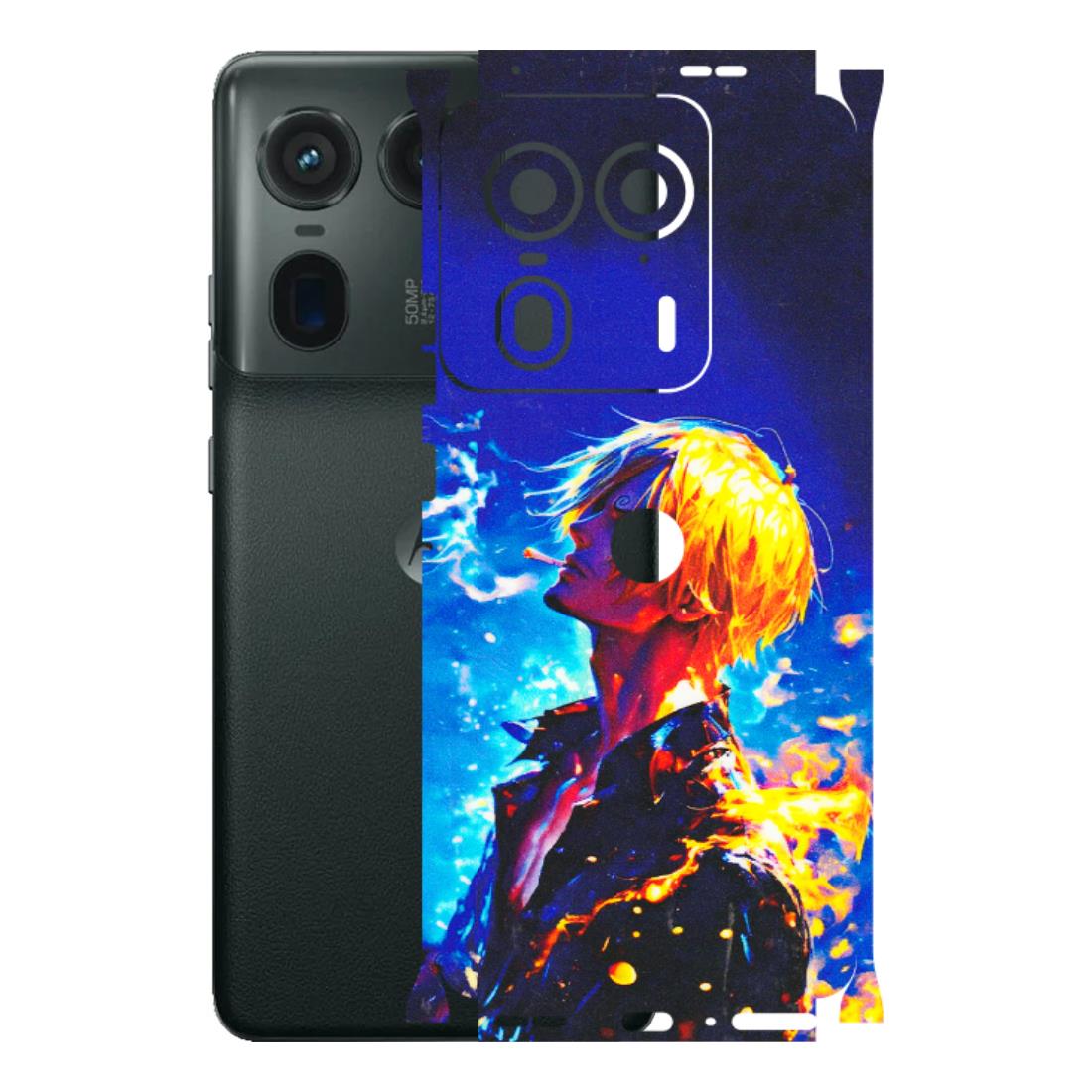 Motorola Phone Skins (All Models) - Sanji Vinsmoke One Piece - 3D Embossed Finish (L-319) Motorola Edge 50 Ultra (5G)