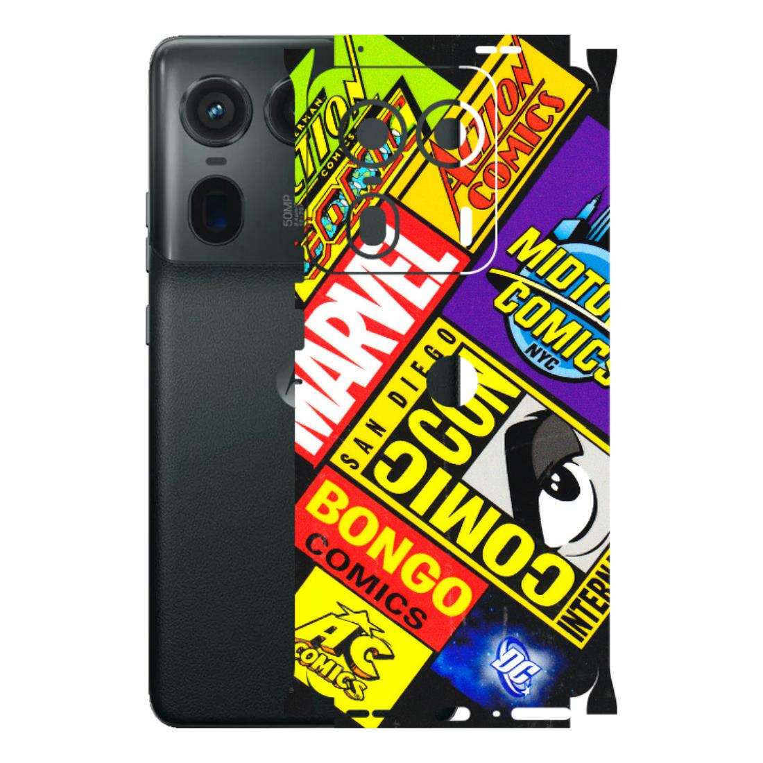 Motorola Phone Skins (All Models) - Bongo Comic Con - 3D Embossed Finish (L-325) Motorola Edge 50 Ultra (5G)