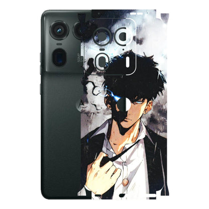 Motorola Phone Skins (All Models) - Sung Jinwoo Manhwa Anime - 3D Embossed Finish (L-328) Motorola Edge 50 Ultra (5G)