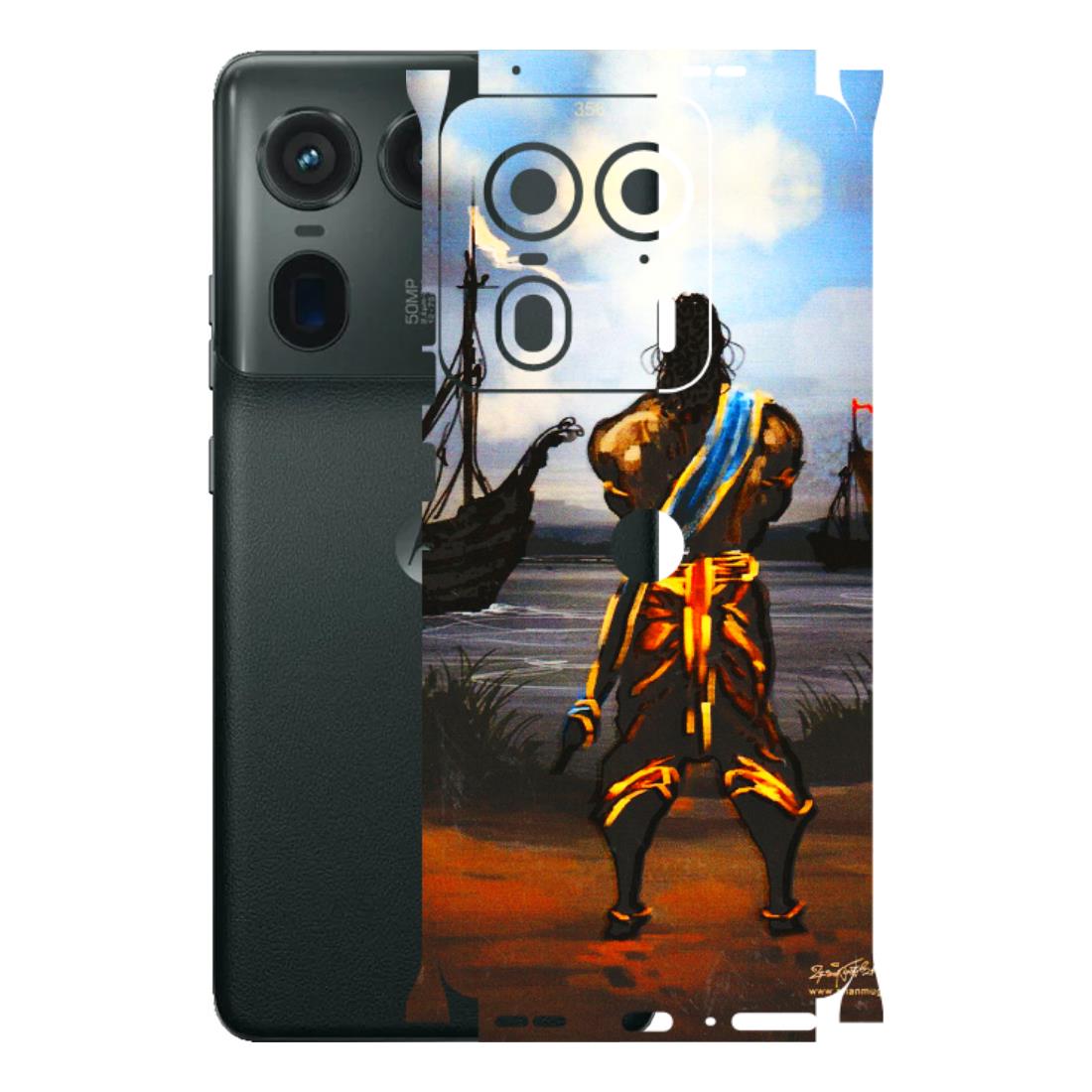 Motorola Phone Skins (All Models) - Heavenly God Figure - 3D Embossed Finish (L-34) Motorola Edge 50 Ultra (5G)