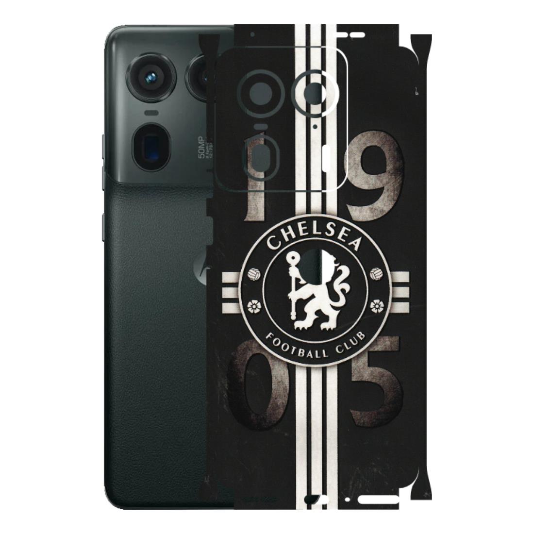 Motorola Phone Skins (All Models) - Chelsea Fan Club - 3D Embossed Finish (L-36) Motorola Edge 50 Ultra (5G)