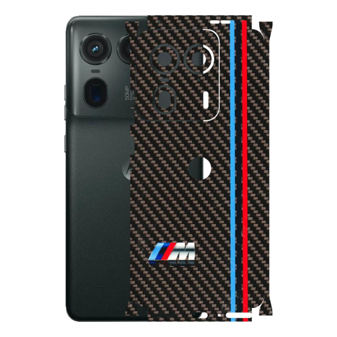 Motorola Phone Skins (All Models) - BM Carbon Fiber Feels - 3D Embossed Finish (L-38) Motorola Edge 50 Ultra (5G)