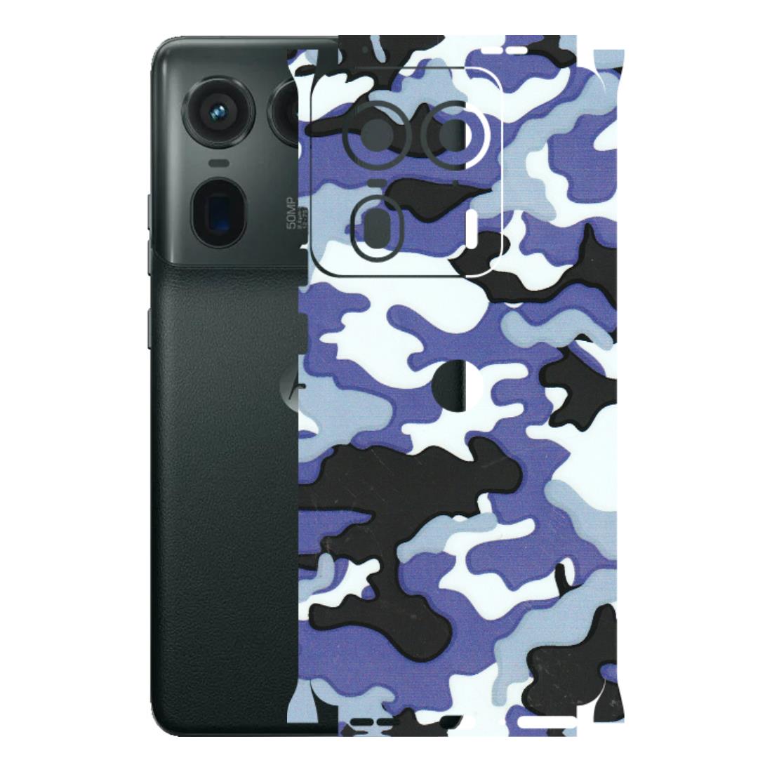 Motorola Phone Skins (All Models) - Powerfull Military Camoflauge - 3D Embossed Finish (L-49) Motorola Edge 50 Ultra (5G)