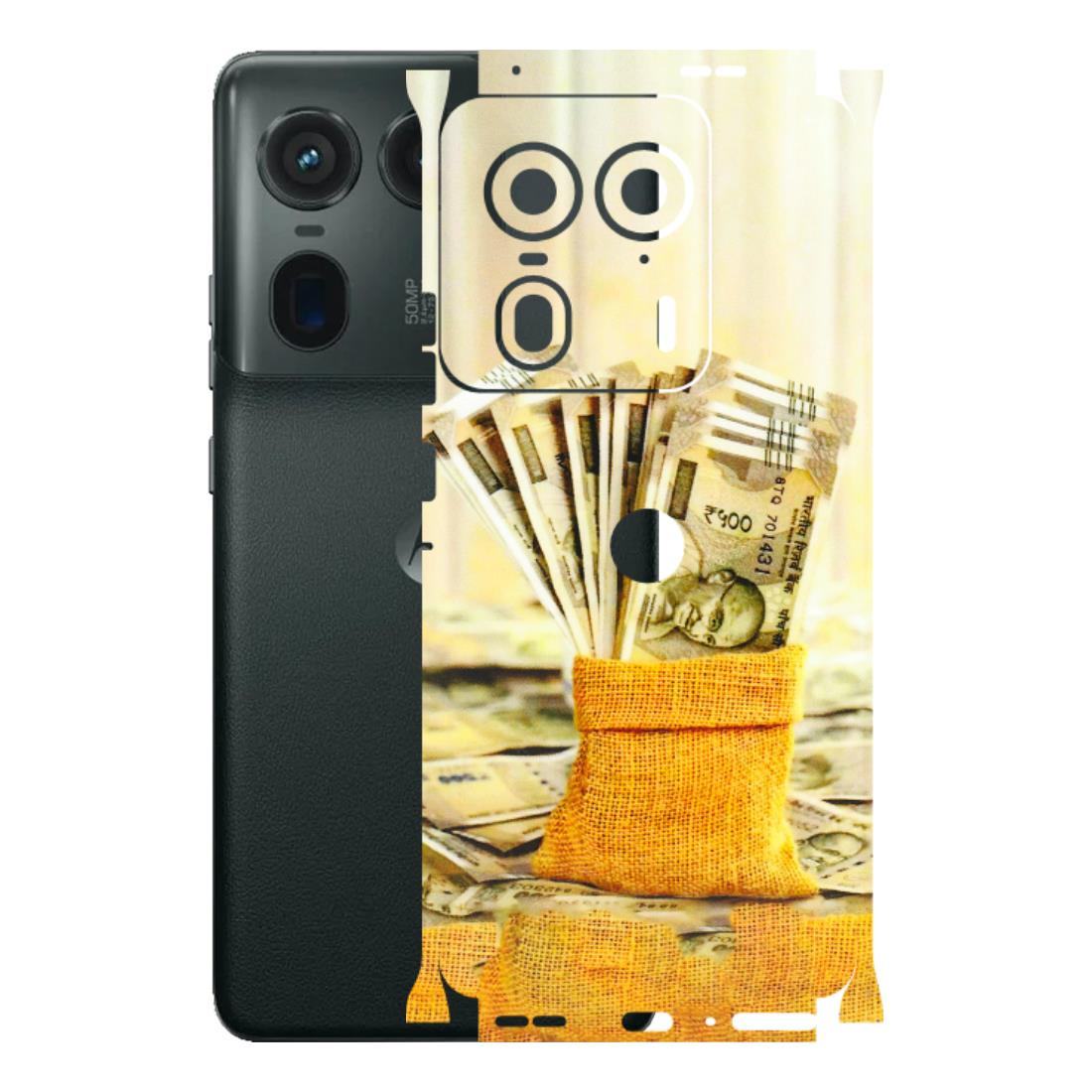 Motorola Phone Skins (All Models) - Show Me The Money - 3D Embossed Finish (L-52) Motorola Edge 50 Ultra (5G)
