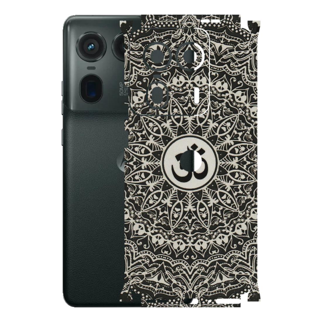 Motorola Phone Skins (All Models) - Aum Elegant Mandala - 3D Embossed Finish (L-62) Motorola Edge 50 Ultra (5G)