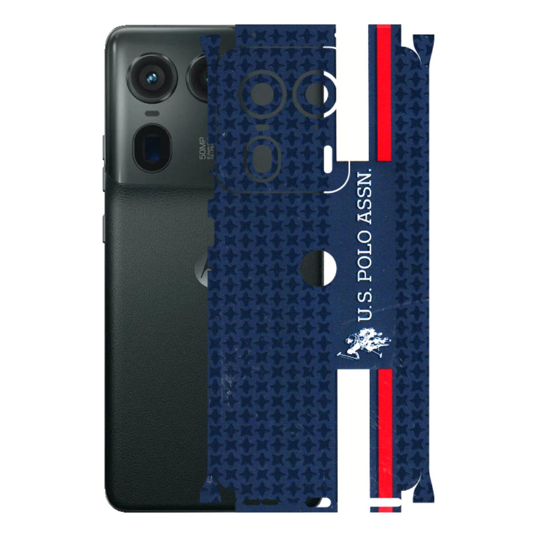Motorola Phone Skins (All Models) - US POLO Designer Brand - 3D Embossed Finish (L-65) Motorola Edge 50 Ultra (5G)