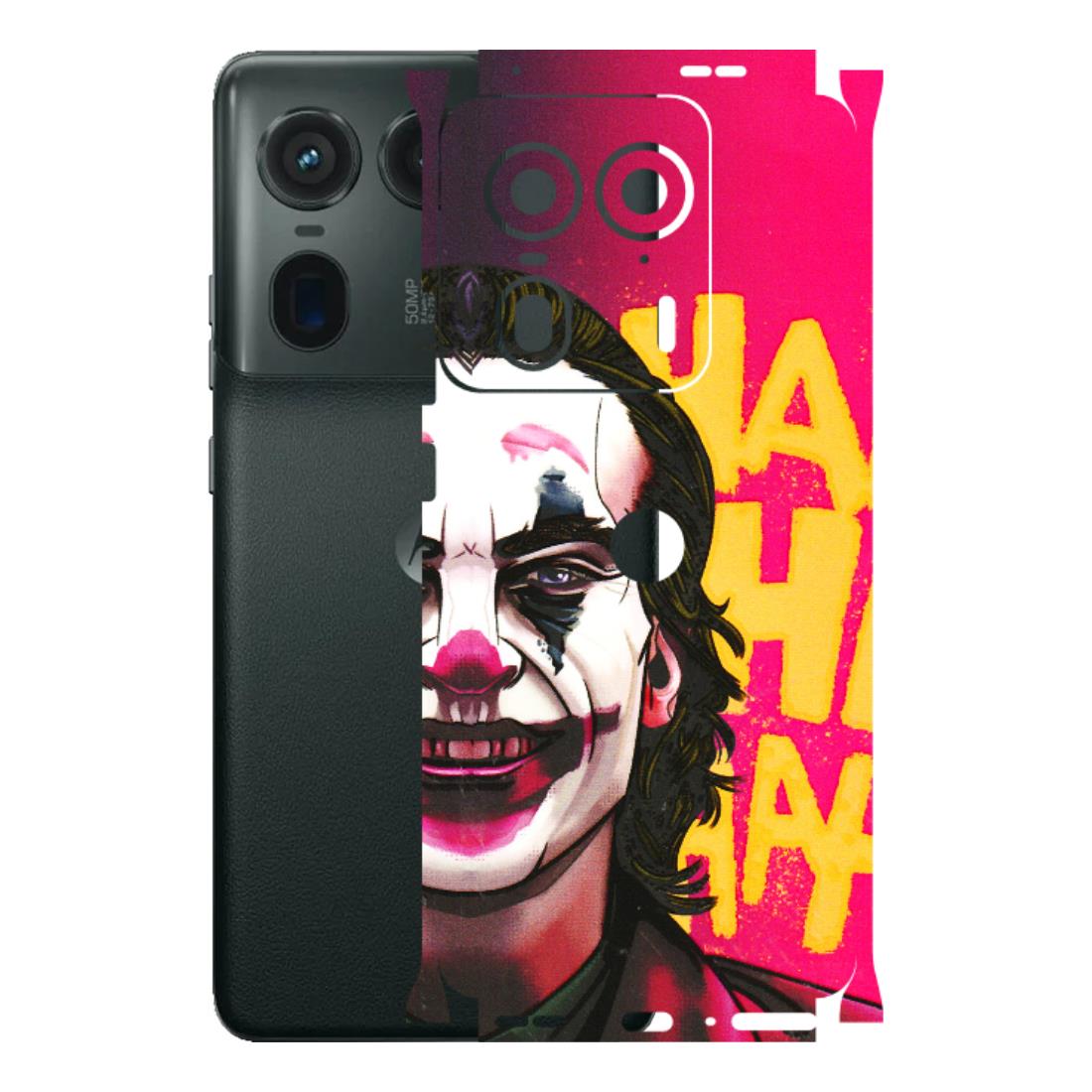 Motorola Phone Skins (All Models) - Joker Evil Laugh - 3D Embossed Finish (L-97) Motorola Edge 50 Ultra (5G)