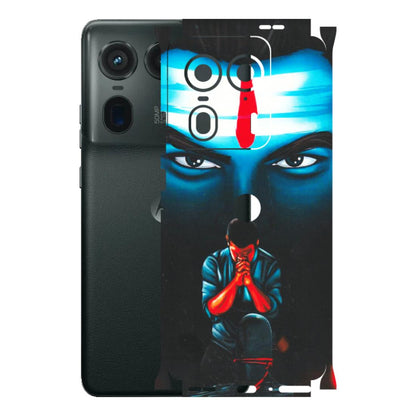 Motorola Phone Skins (All Models) - Mahakal Bhakt - Matte Finish (M-112) Motorola Edge 50 Ultra (5G)