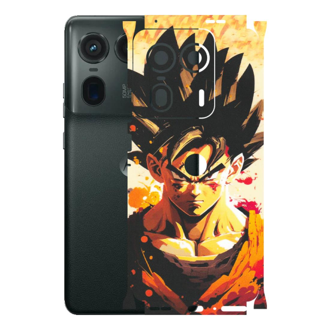 Motorola Phone Skins (All Models) - Angry Goku - Matte Finish (M-12) Motorola Edge 50 Ultra (5G)