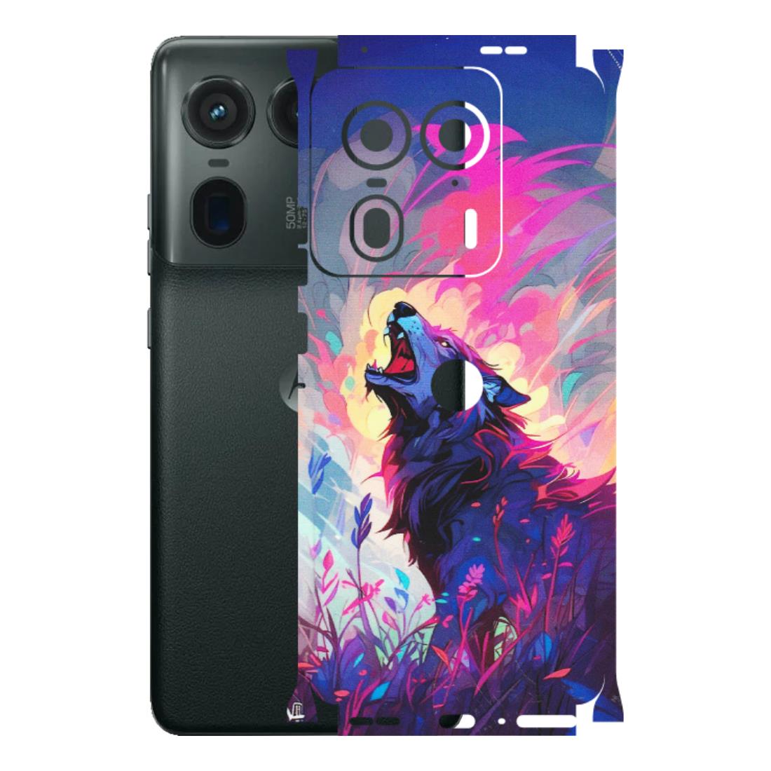 Motorola Phone Skins (All Models) - New Wild Wolf Abstract - Matte Finish (M-125) Motorola Edge 50 Ultra (5G)