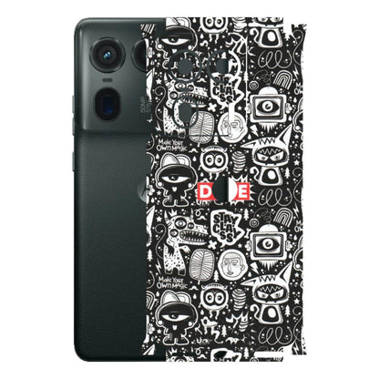 Motorola Phone Skins (All Models) - Dope Stay Classy Black Doodles - Matte Finish (M-126) Motorola Edge 50 Ultra (5G)