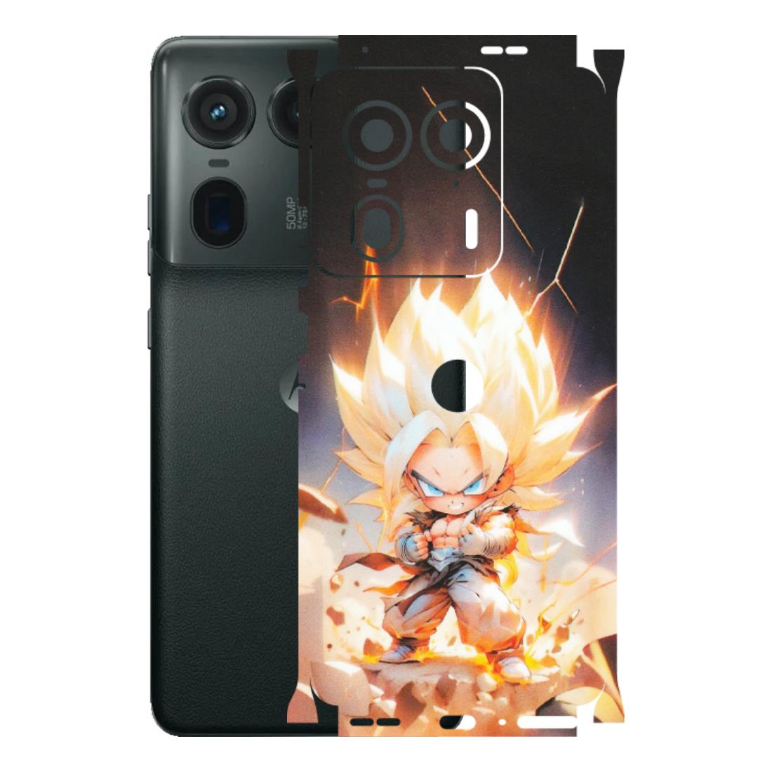 Motorola Phone Skins (All Models) - Goku Dragon Cute Anime - Matte Finish (M-131) Motorola Edge 50 Ultra (5G)