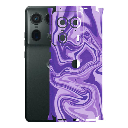 Motorola Phone Skins (All Models) - Hazy Purple Nights - Matte Finish (M-14) Motorola Edge 50 Ultra (5G)