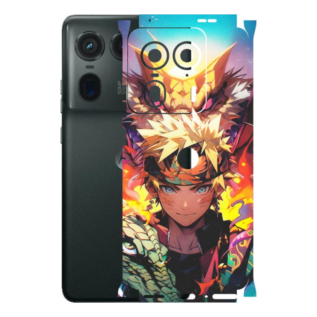 Motorola Phone Skins (All Models) - Angry Naruto Anime - Matte Finish (M-148) Motorola Edge 50 Ultra (5G)