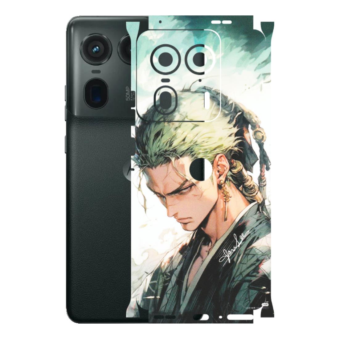 Motorola Phone Skins (All Models) - Pirate Hunter One Piece Anime - Matte Finish (M-157) Motorola Edge 50 Ultra (5G)